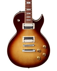 Cort CR300ATB CR Series 300 Single Cutaway Electric Guitar. Aged Vintage Burst