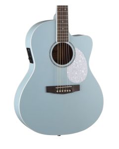 Cort JADECLASSICSKOP Jade Series Acoustic Electric Cutaway Guitar. Sky Blue Open Pore