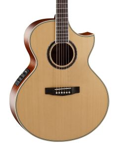 Cort NDXBARINS Acoustic Electric Baritone Cutaway Guitar. Natural Satin