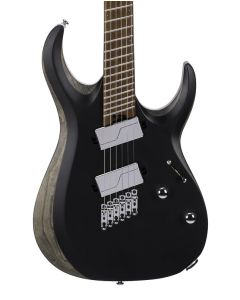 Cort X700MUTILITY X Series Double Cutaway Electric Guitar. Black Satin