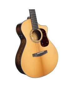 Cort Gold MC6 Ovangkol Acoustic-Electric Guitar w/Premium Gig-bag. Natural Gloss