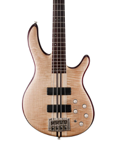 Cort A4PLUSFMMHOPN Artisan Series A4 Plus Electric Bass. Open Pore Natural