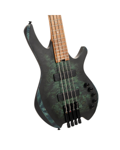 Cort SPACE4SDG Artisan Series Space 4 Bass Guitar. Star Dust Green