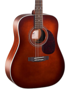 Cort EARTH70BR Earth Series Acoustic Dreadnought Guitar. Brown