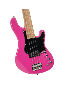 Cort GBSHORTSCALEFDPB GB Short Scale Bass Guitar w/Gig-bag. Fandango Purple