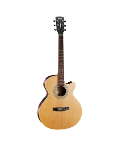 Cort SFXMEOP SFX Series Acoustic Electric Cutaway Guitar. Open Pore