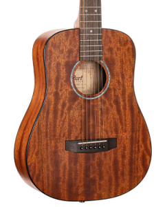 Cort ADMINIMOP Standard Series Acoustic Dreadnought 3/4 Size Guitar. Open Pore Mahogany
