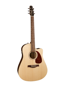 Seagull Coastline Series Slim Cutaway Dreadnought Qi Acoustic-Electric Guitar Natural