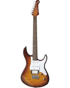 Yamaha Electric Guitar - Quilted Maple Body And Headstock - Tobacco Sunburst