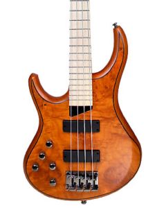 MTD KZ4LHMP Kingston Z4 Lefty Electric Bass. Satin Amber