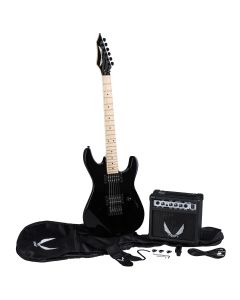 Dean CZONE Custom Zone Electric Guitar Pack w/Amp & Acc. Classic Black