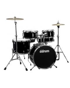 ddrum D1 Jr MB Complete 5pc Acoustic Drum Kit. Black