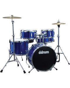 ddrum D1 Jr PB Complete 5pc Acoustic Drum Kit. Police Blue