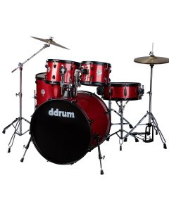 ddrum D2P RSP Complete 5pc Acoustic Drum Kit. Red Sparkle