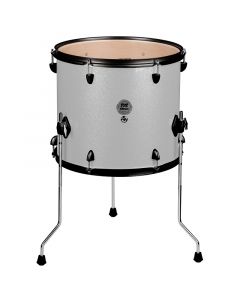 ddrum D2R series 12x14 Floor Tom. Silver Sparkle