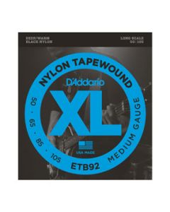 D'Addario ETB92 Tapewound Bass Guitar Strings, Medium, 50-105, Long Scale