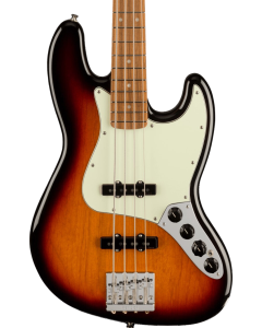 Fender Player Plus Jazz Electric Bass. Pau Ferro Fingerboard, 3-Color Sunburst