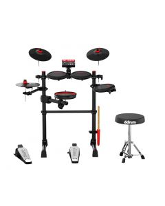 DDRUM E-FLEX COMPLETE ELECTRONIC DRUM SET WITH MESH DRUM HEADS