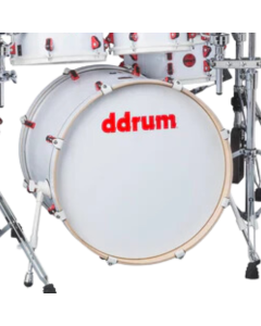 ddrum Hybrid Bass Drum 20x20 White PVC finish