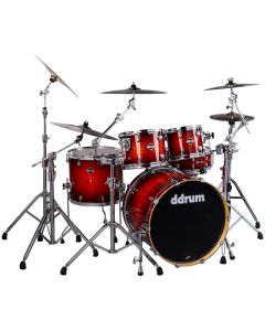 ddrum DM ASH 522 RB Dominion 5pc Shell Pack. Red Burst