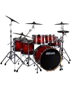 ddrum DM ASH 622 RB Dominion 6pc Shell Pack. Red Burst