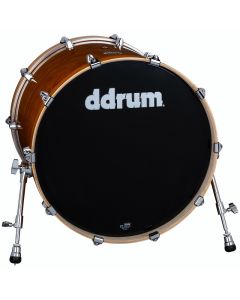 ddrum Dominion 18x22 Bass Drum. Gloss Natural