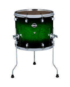 ddrum Dominion 14x16 Floor Tom. GreenBurst