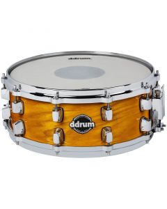 ddrum Dominion 5.5x14 Snare Drum. Gloss Natural
