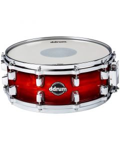 ddrum Dominion 5.5x14 Snare Drum. Redburst