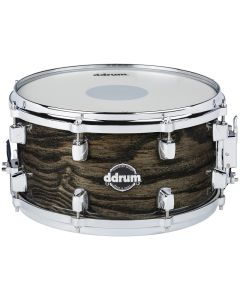 ddrum Dominion 7x13 Snare Drum. Trans Black