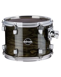 ddrum Dominion 8x10 Rack Tom. Trans Black