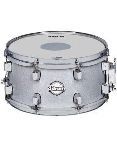 ddrum Dominon Birch 7x13 Snare Drum. Silver Sparkle