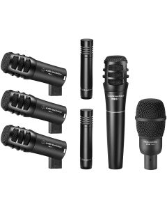 Audio-Technica PRO-DRUM7 7 Drum Microphone Pack. 1 Pro 25ax, 1 Pro 63, 3 Pro 23, 2 AT2021