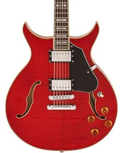 Washburn SH35TR Wing Series Semi Hollow Electric Guitar w/Gigbag. Trans Red