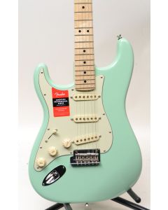 Fender Limited Edition American Pro Stratocaster Left-Hand Electric Guitar Surf Green with MHC