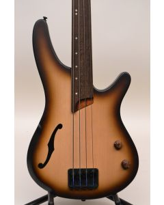 Ibanez SRH500FNNF Bass Workshop Electric Bass Fretless Natural Browned Burst TGF11