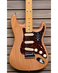 Fender American Ultra Stratocaster Maple Fingerboard Electric Guitar Aged Natural