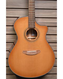 Breedlove Signature Concerto Copper CE Acoustic Electric Guitar. Torrefied European-African Mahogany TGF11