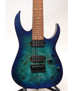 Ibanez RG7421PBSBF 7-string Electric Guitar Flat Sapphire Blue TGF11