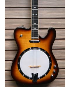 Gold Tone	EBT Flamed Maple Top, Maple Neck 5-String Electric Banjo with Hard Case Made in Korea SN0108