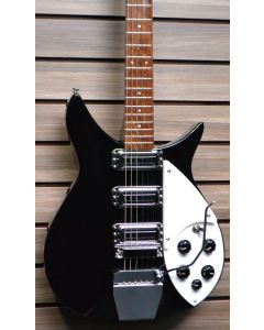 Rickenbacker  350V63 Liverpool Jetglo with Accent vibrato unit Installed. 2020 Model Mint!!  SN5743