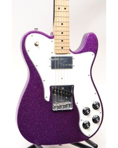Fender Limited Edition '72 Telecaster Custom Electric Guitar Purple Sparkle W/ BAG