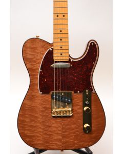 Fender Rarities Collection Red Mahogany Top Telecaster Electric Guitar Natural