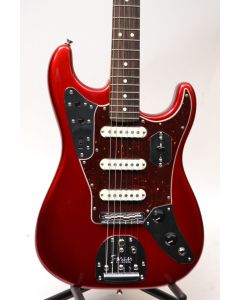 Fender Limited Edition Jaguar Stratocaster Electric Guitar Candy Apple Red W/ CASE
