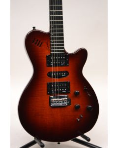 Godin xtSA Synth Access 3 Voice Electric Guitar Light Burst Flame