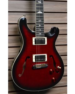 PRS Se Hollowbody Standard Electric Guitar Fire Red Burst
