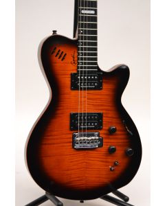 Godin LGXT AA Flamed Maple Top Electric Guitar Cognac Burst