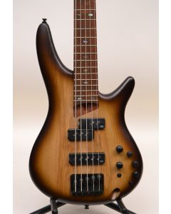 Ibanez SR655ENNF 5-String Electric Bass Flat Natural Browned Burst