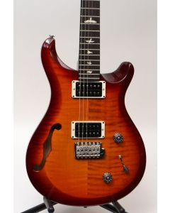 PRS S2 Custom 22 Semi-Hollow Electric Guitar Dark Cherry Sunburst W/ GIG BAG