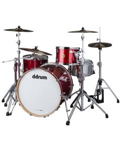 ddrum DS MP 324 RCS Dios 3pc Shell Pack. Red Cherry Sparkle